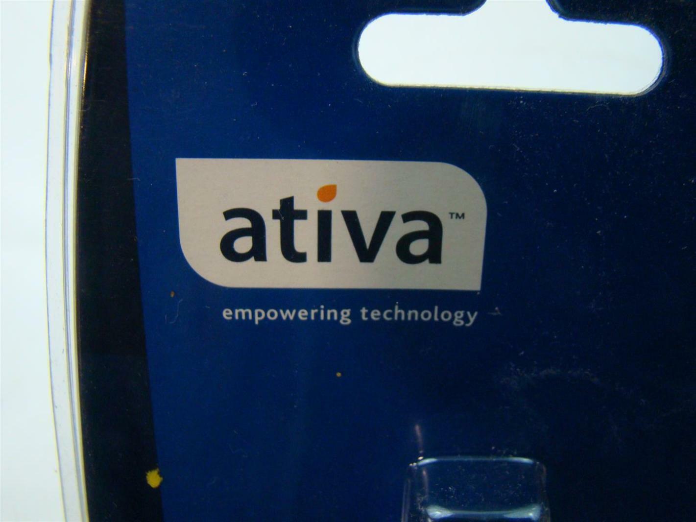 Ativa 7-Foot Blue Cat6 Networking Cable RJ45 Male 417-828