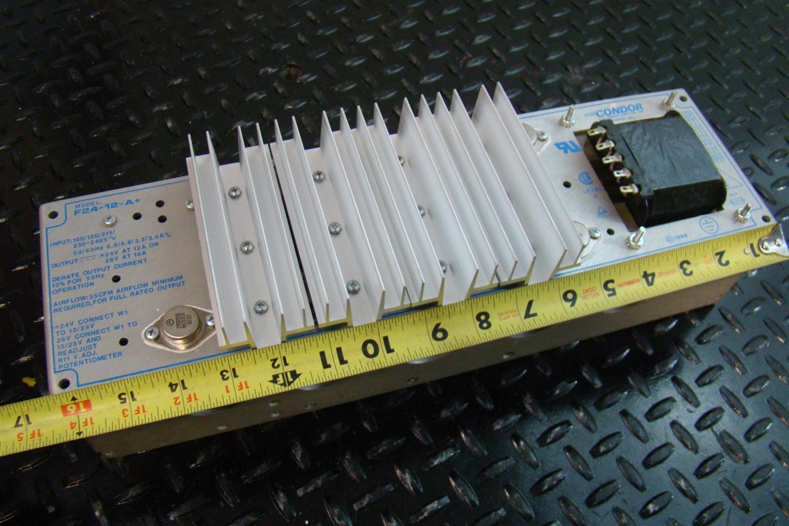 Condor DC Power Supplies Inc.  230-240V 50/60HZ 12-10A F24-12-A+