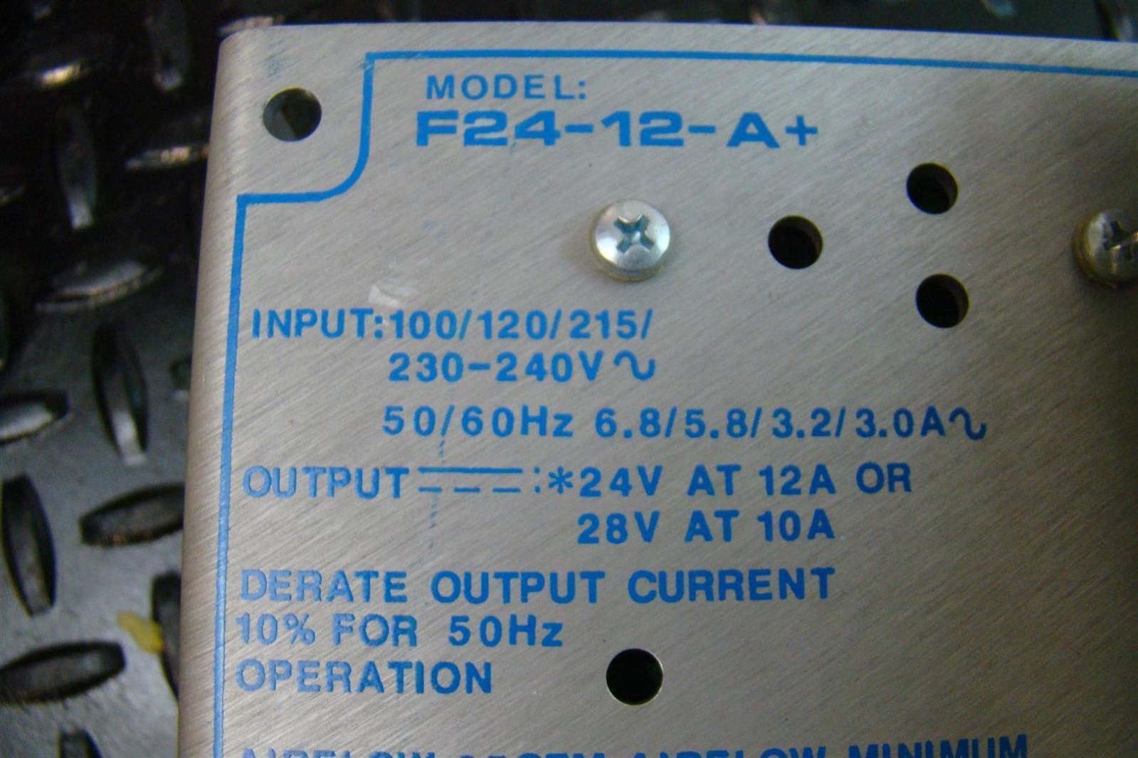 Condor DC Power Supplies Inc.  230-240V 50/60HZ 12-10A F24-12-A+