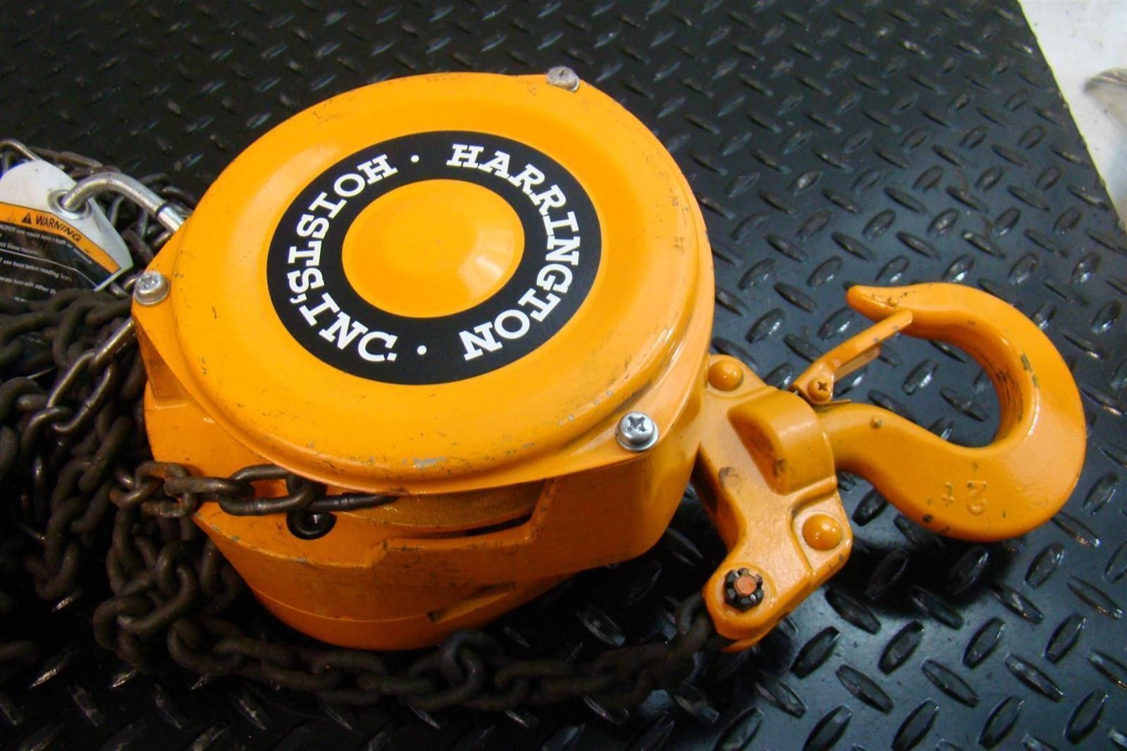 Harrington 2Ton Capacity Chain Hoist CF4171 Joseph Fazzio, Incorporated