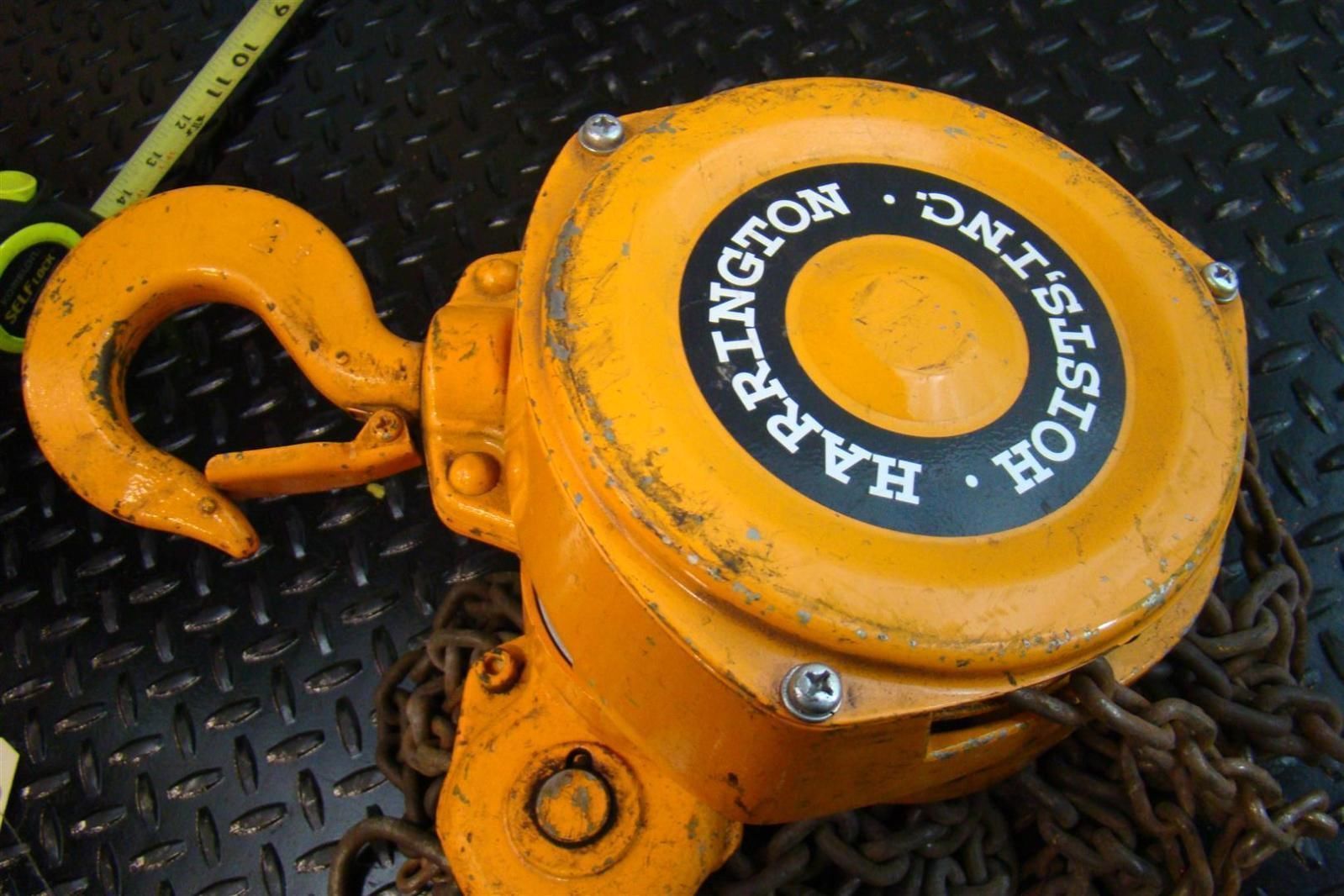Harrington 2Ton Capacity Hoist CF4171 Joseph Fazzio, Incorporated