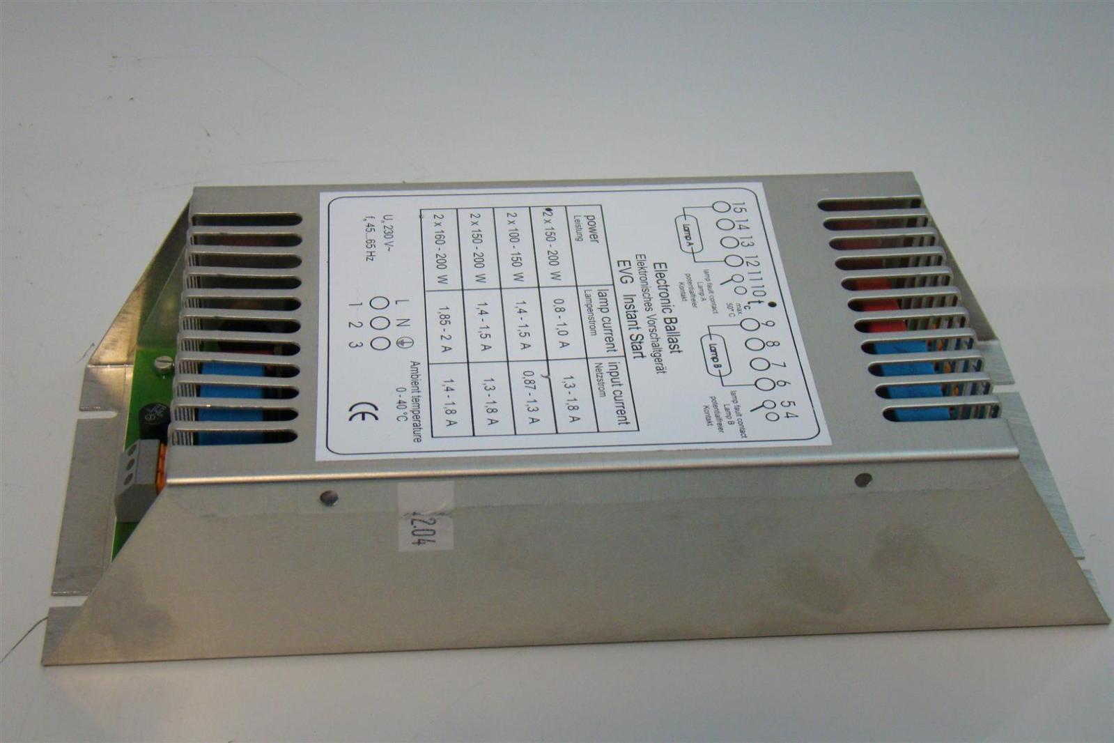 Electronic Ballast 200W 2A EVG Instant Start BP6115V1 eBay