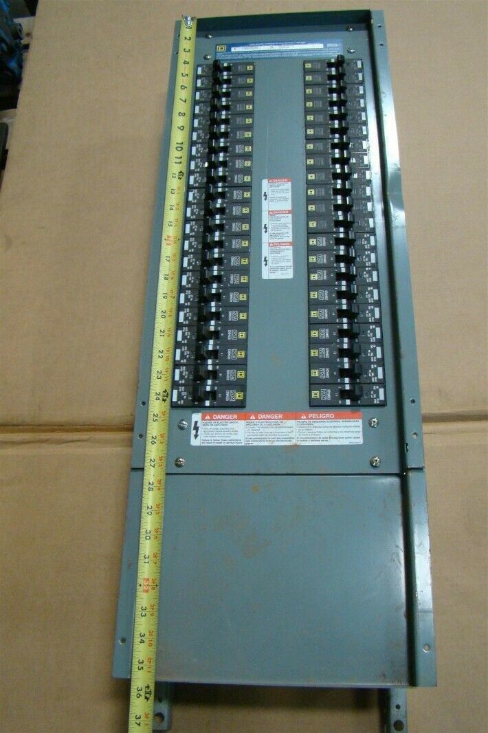 Square D 250A NF Panelboard with EDM Breakers 12108624760520001 eBay