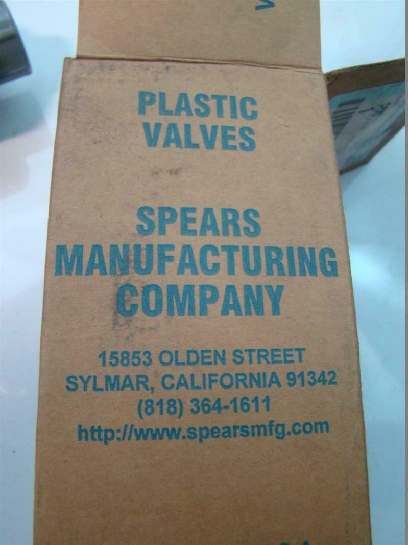 Spears Plastic Valves True Union Ball Valve Socket/Thread 3/4 235psi 2339-