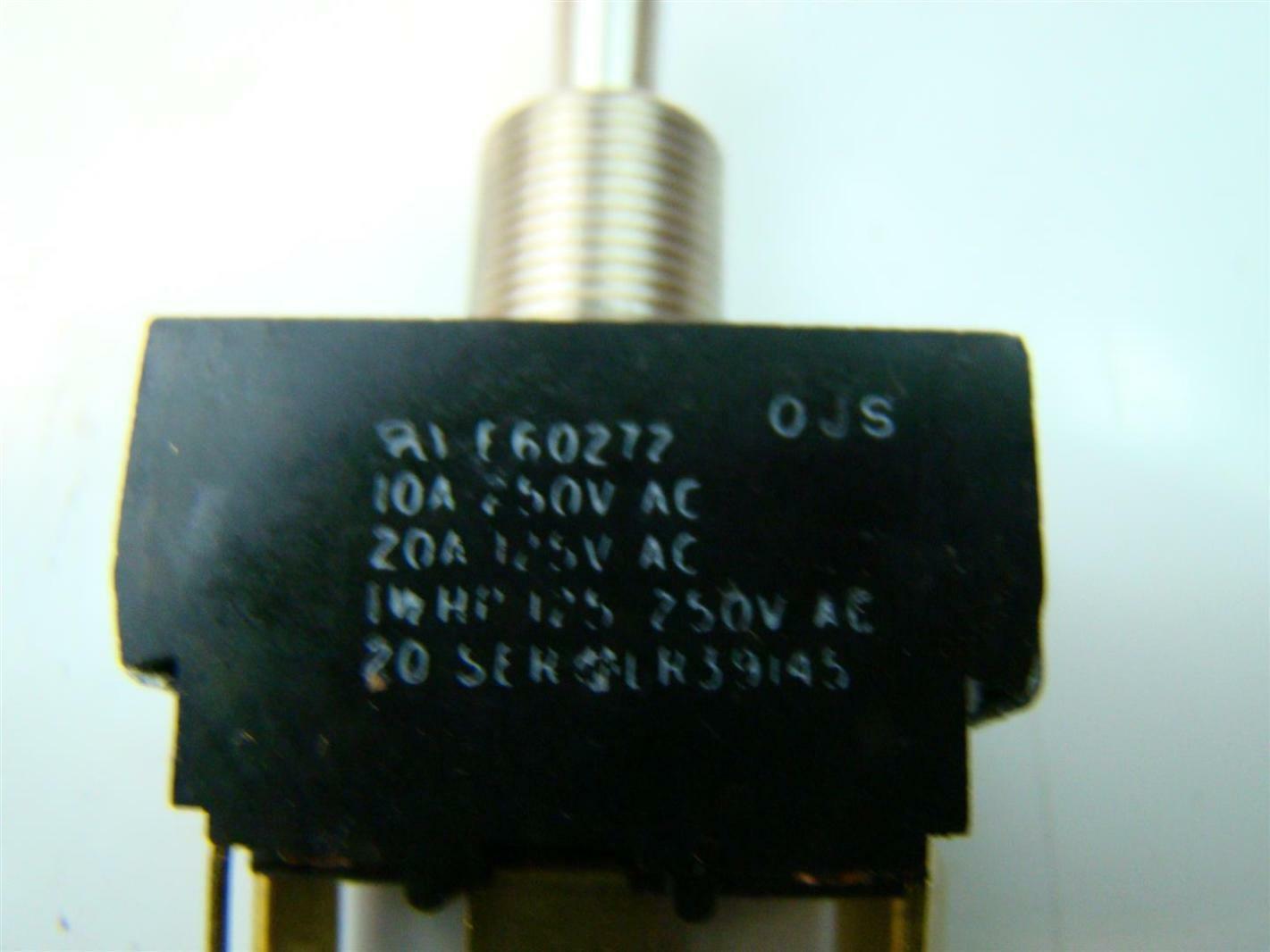 Hubbell Switch Specialty Switches 1 2hp 125