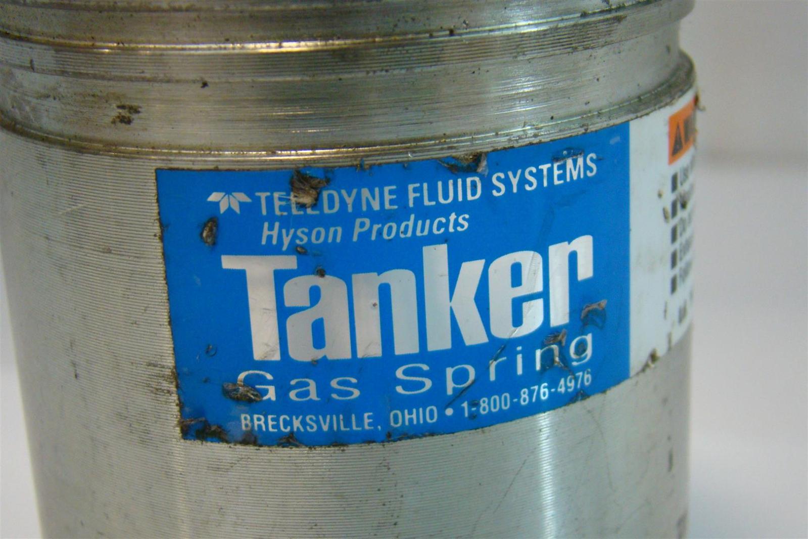 Hyson Products Teledyne Fluid Systems Tanker Gas Spring TNK 3 x 1.5