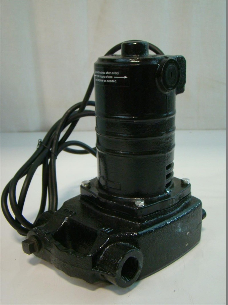 Portable Cast Iron Utility Pump 120V 8.4A 1500GPH 25 GPM 3/4