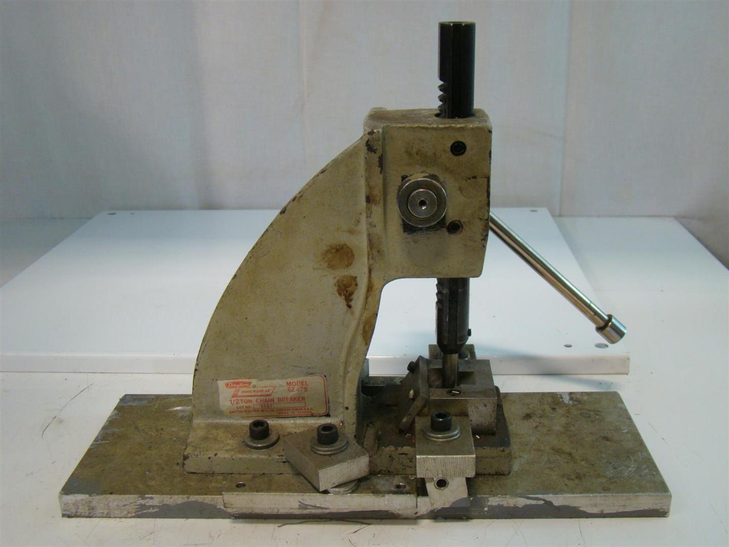 Dayton Industrial 1/2 Ton Chain Breaker 0987 6Z479 | eBay