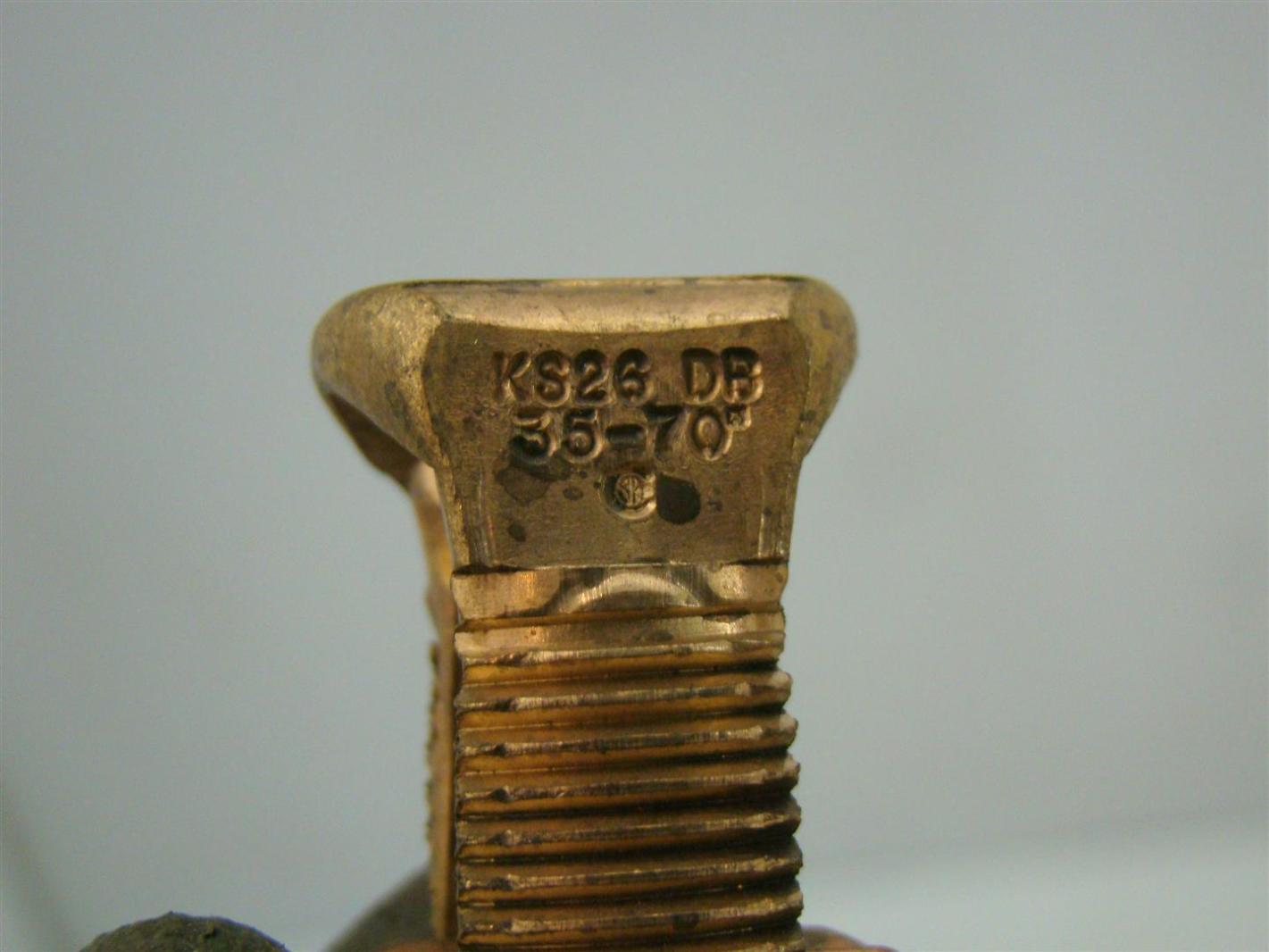 (6) Burndy Wire Lug Grounding Nut KS26 DB 3570" 142/0T 2/0R eBay