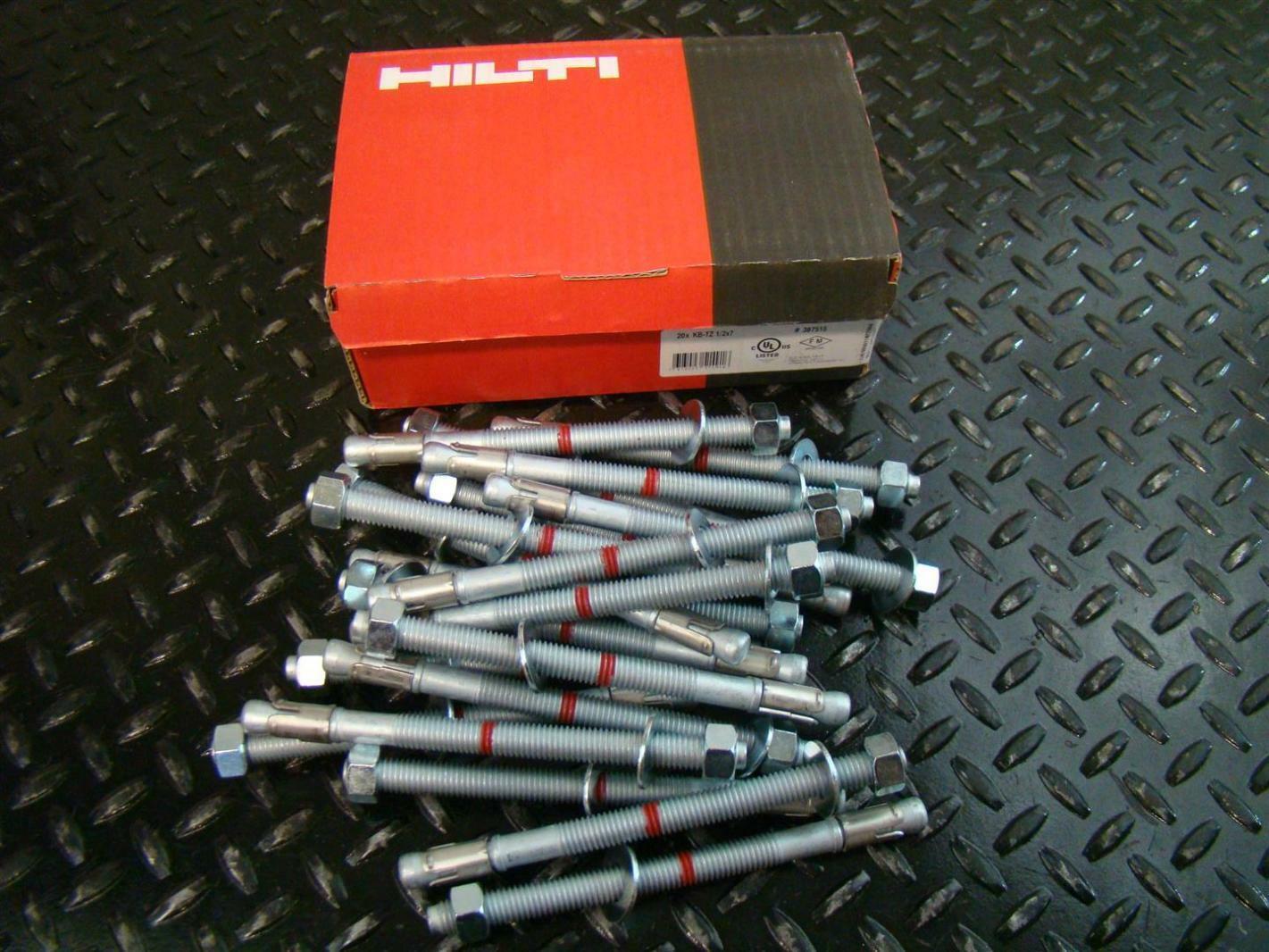 Hilti Anchor Bolt 20xKBTZ 1/2x7 Wedge Bolt eBay