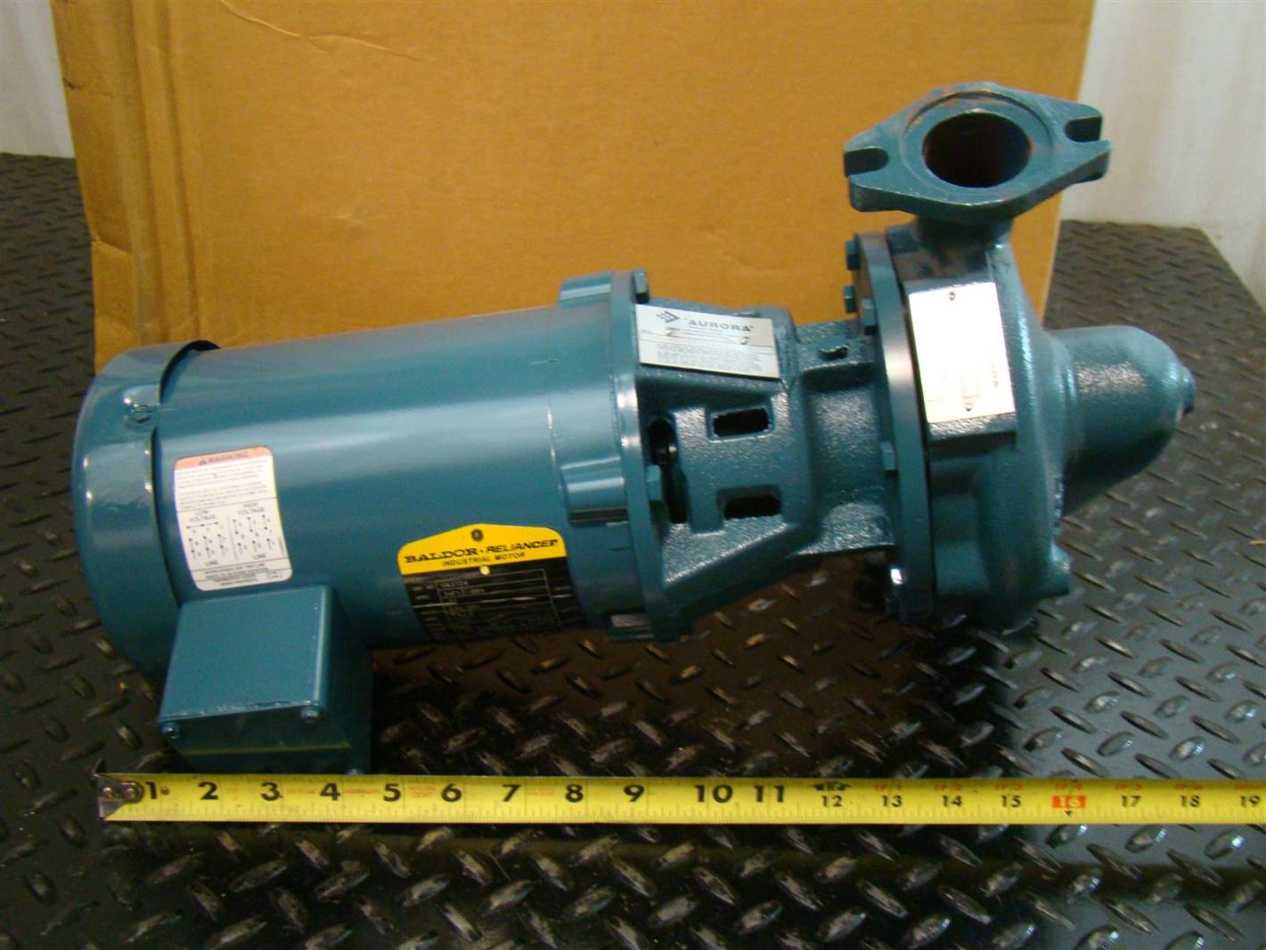 Aurora Pentair Water Circulator Pump 1/3hp 1800rpm 3Ø 230/460V 1070-APBF352-3