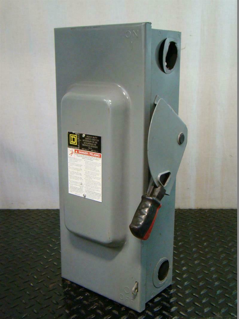 Square D Heavy Duty Safety Switch 100Amp 3POLE H363 eBay