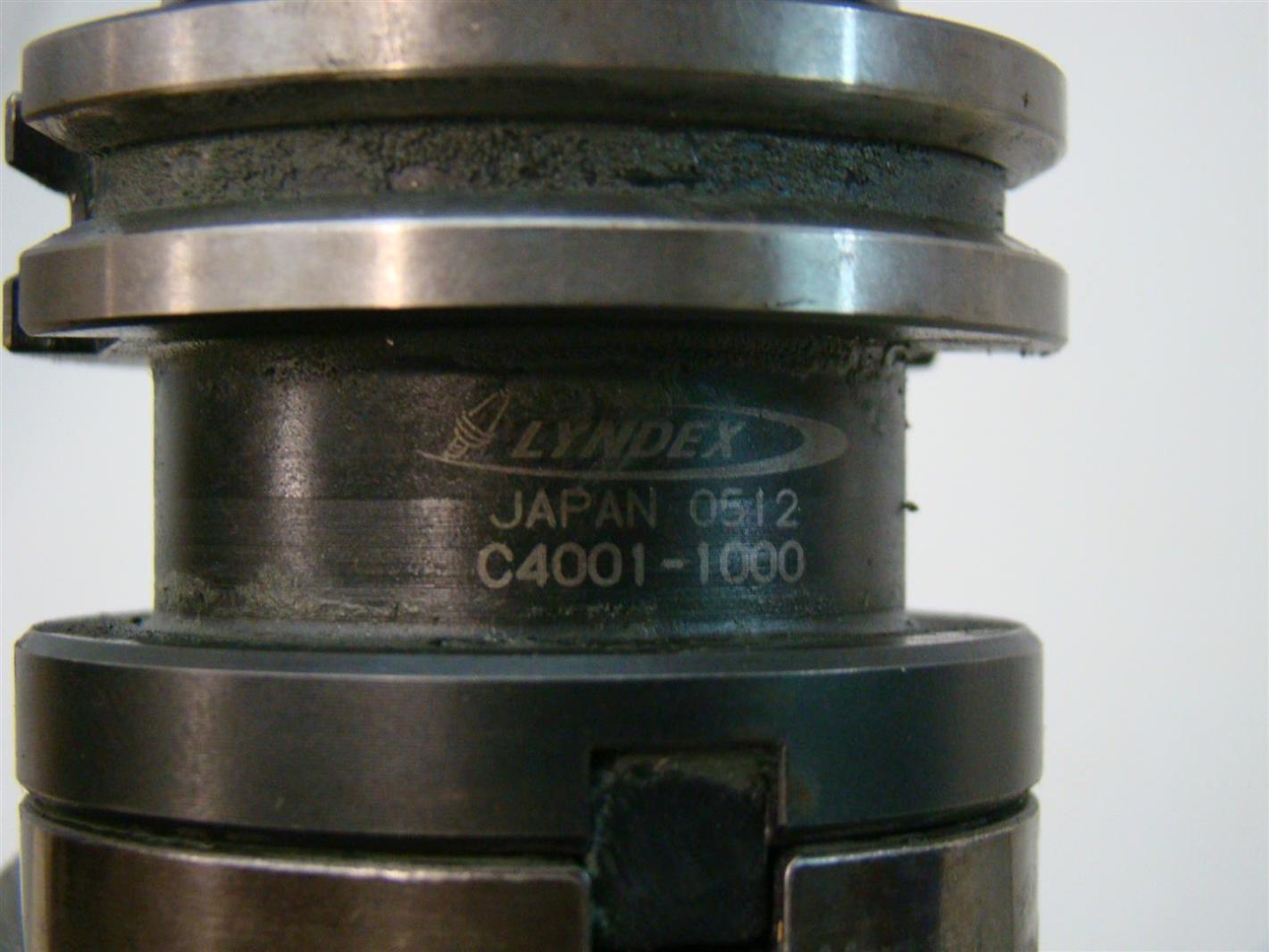 Lyndex Collet CAT40 Shell Mill Holder, 1/2"20 Arbor, 2.382" Diameter