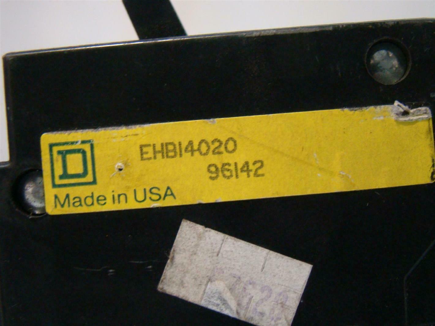 Square D Circuit Breaker 277/120ac 96142 EHB14020