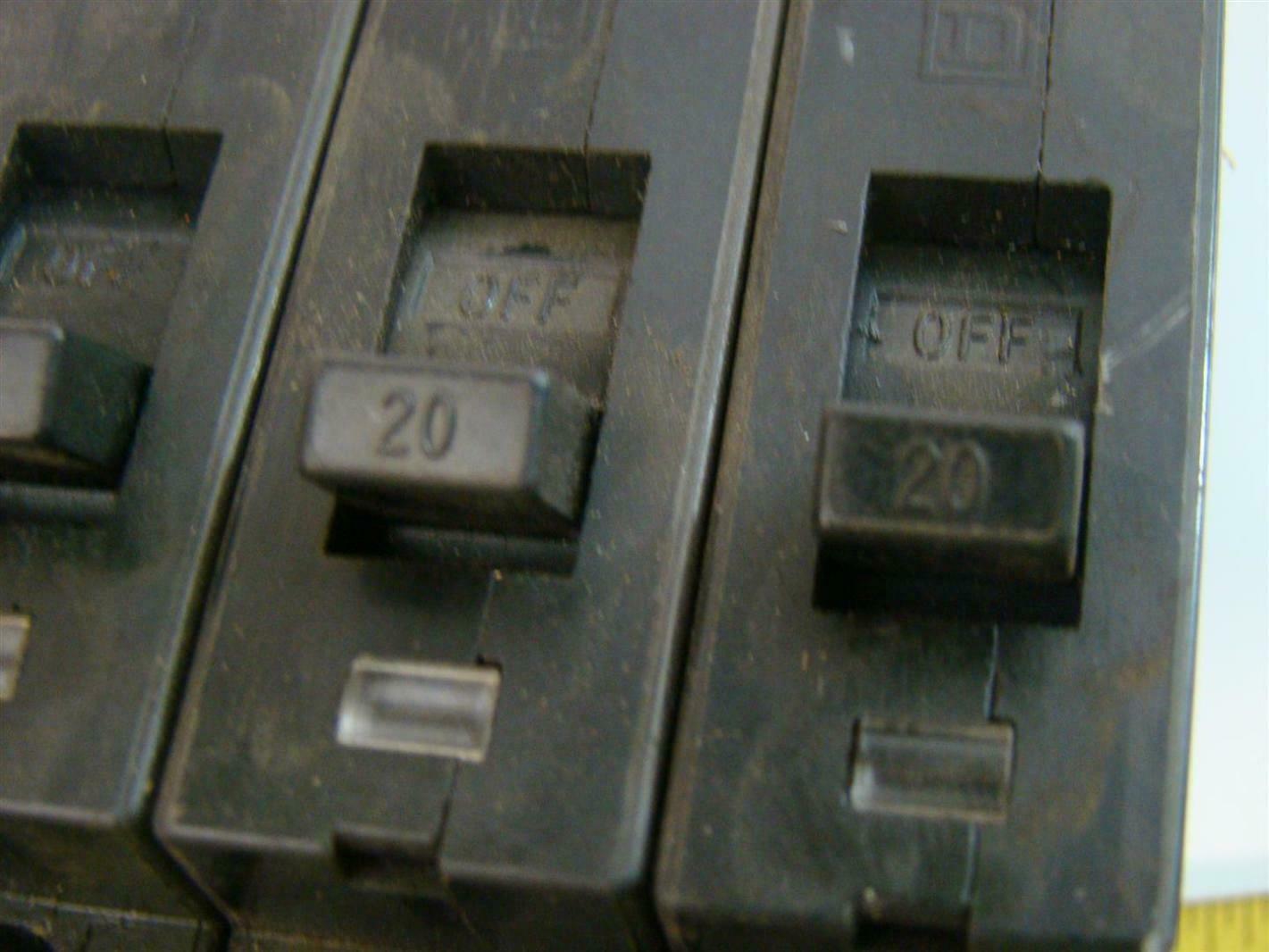 Square D Circuit Breaker 277/120ac 96142 EHB14020