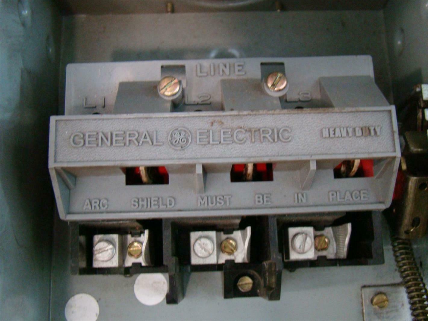 General Electric Heavy Duty Safety Switch 30A 600Vac 30HP THN3361R eBay