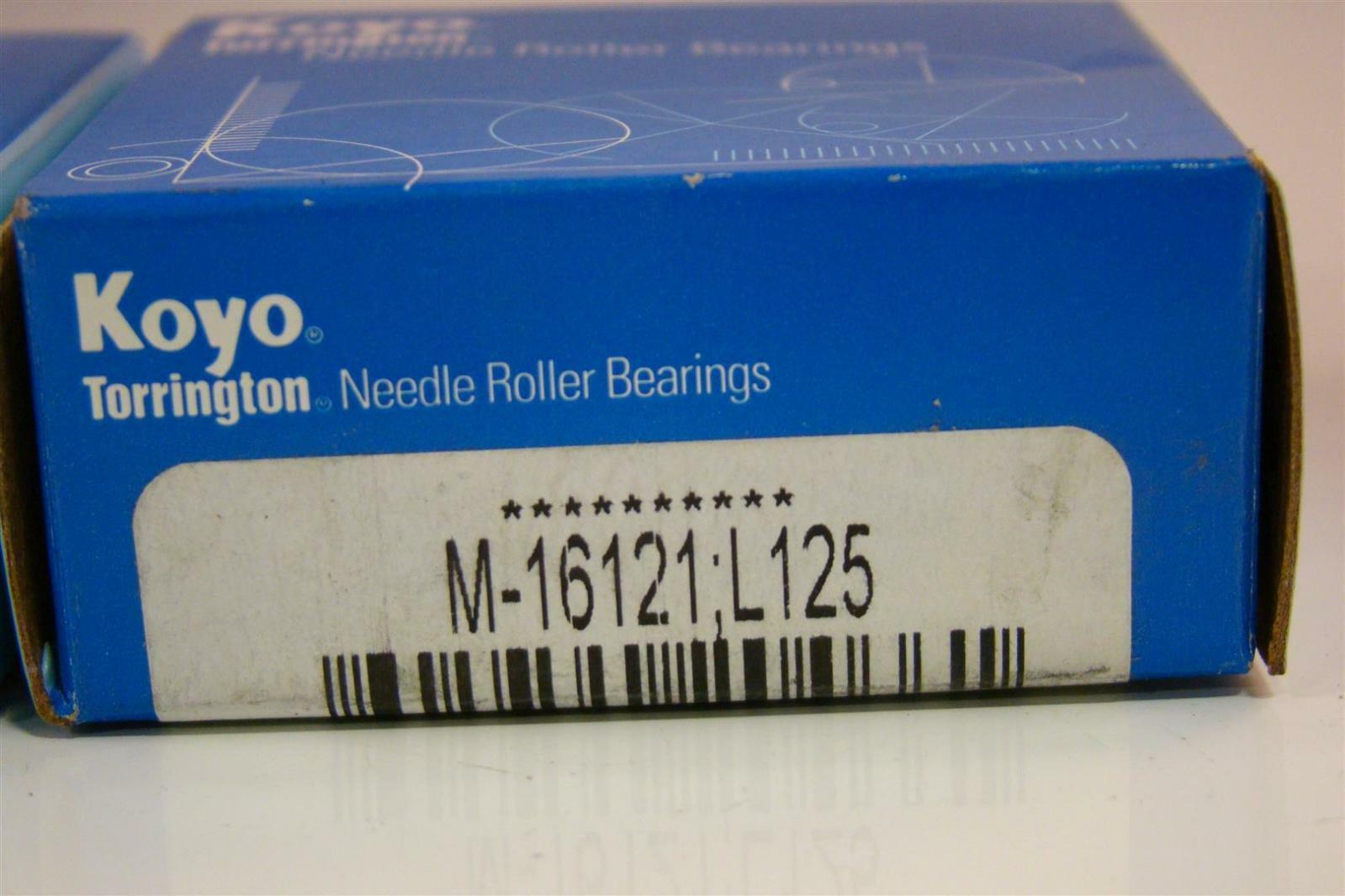 (2) Koyo Torrington Needle Roller Bearings M16121 L125 605790204661 eBay