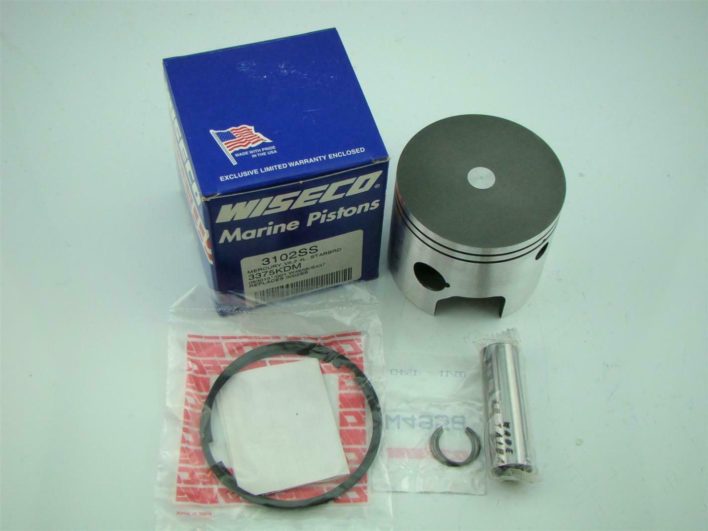WISECO MARINE PISTON MERCURY V6 2.4L STRBRD 3102SS RING 3375KDM eBay