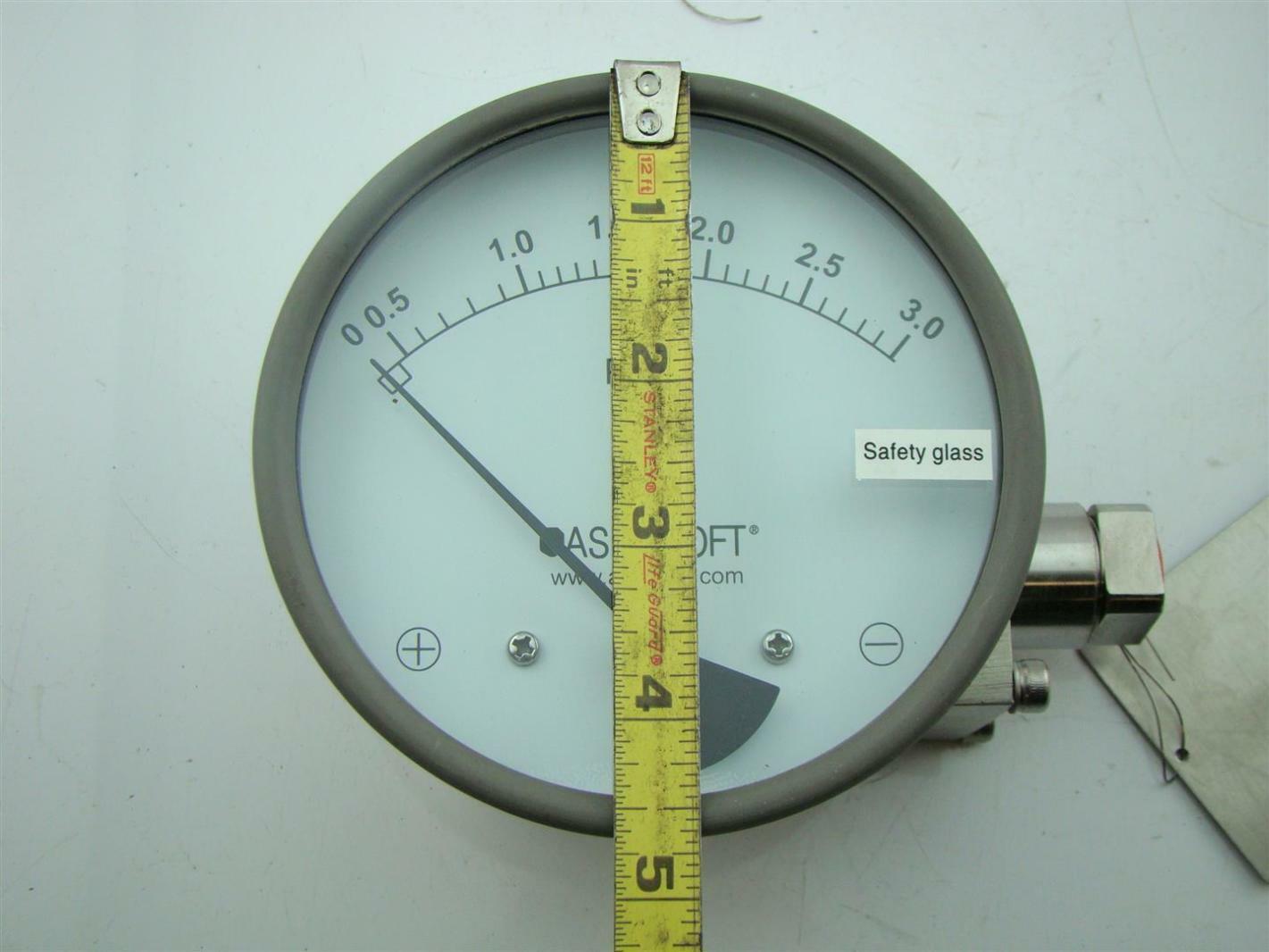 ASHCROFT 1500 PSI PRESSURE GAUGE MAX TEMP 175F 1/4 NPT eBay