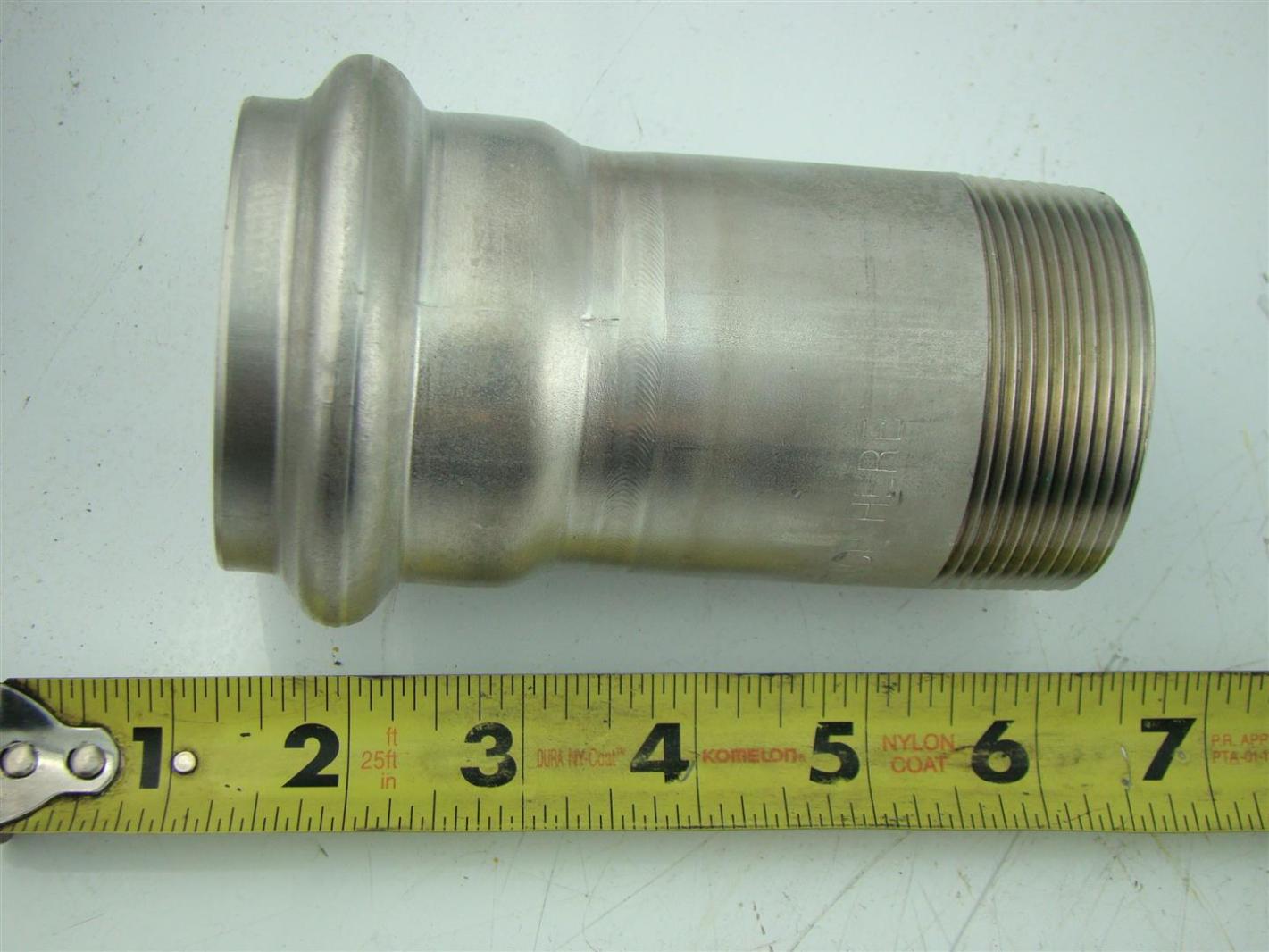 VICTAULIC VICPRESS SS 2" P596 MALE THREADED ADAPTER NPT Joseph