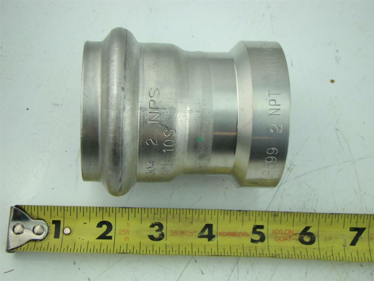 VICTAULIC VICPRESS SS 2" P599FEMALE THREADED ADAPTER NPT Joseph