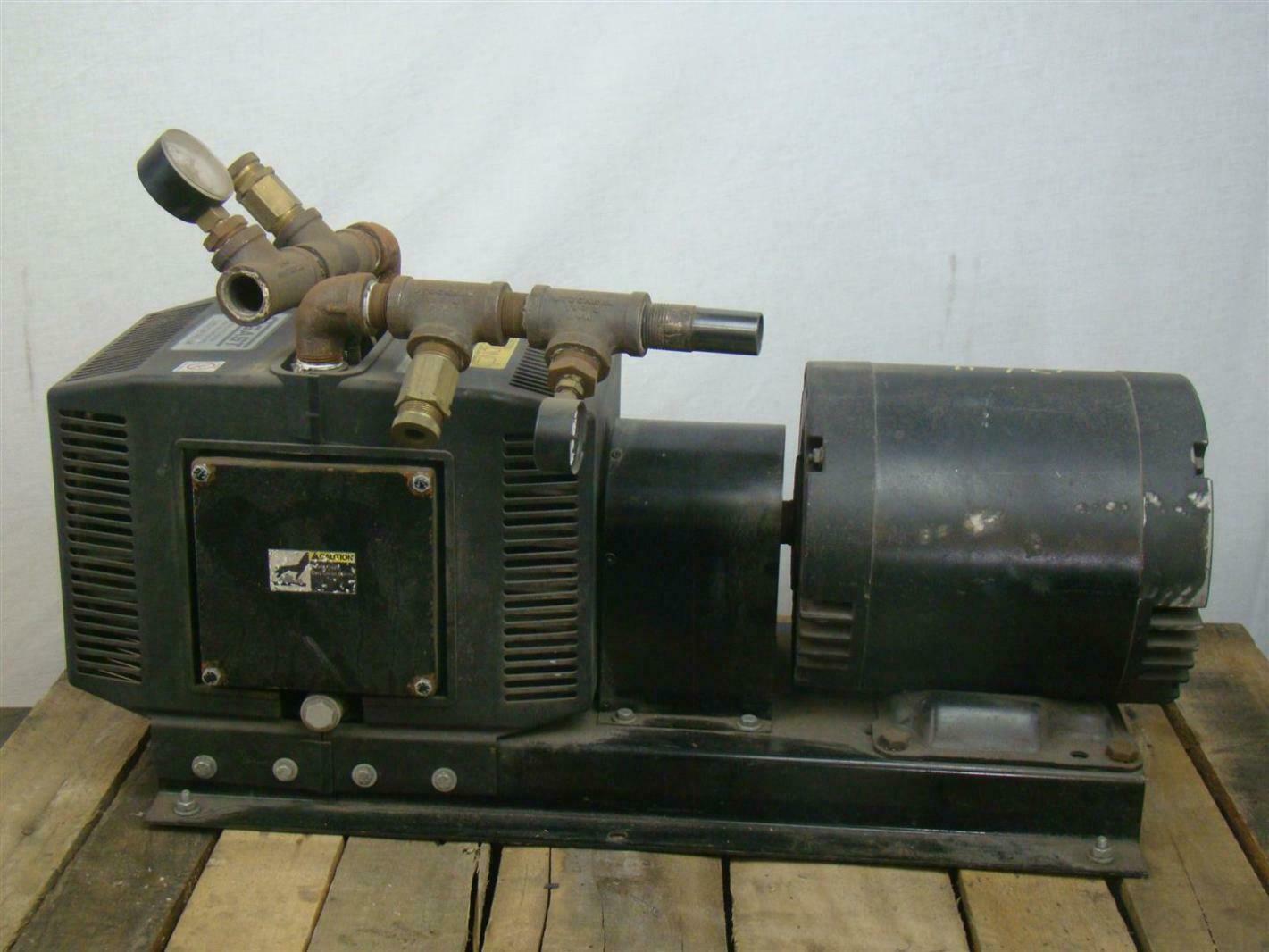 Gast oilless rotary vane Vacuum pump 3/4" NPT 230/460v eBay