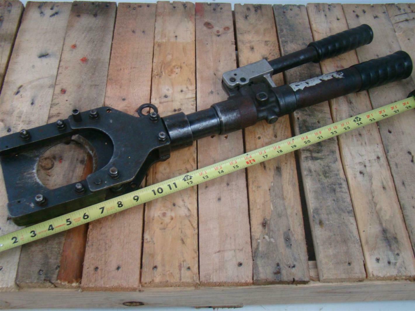 Enerpac Self Contained Hydraulic Cable Wire Cutter Guillotine Style