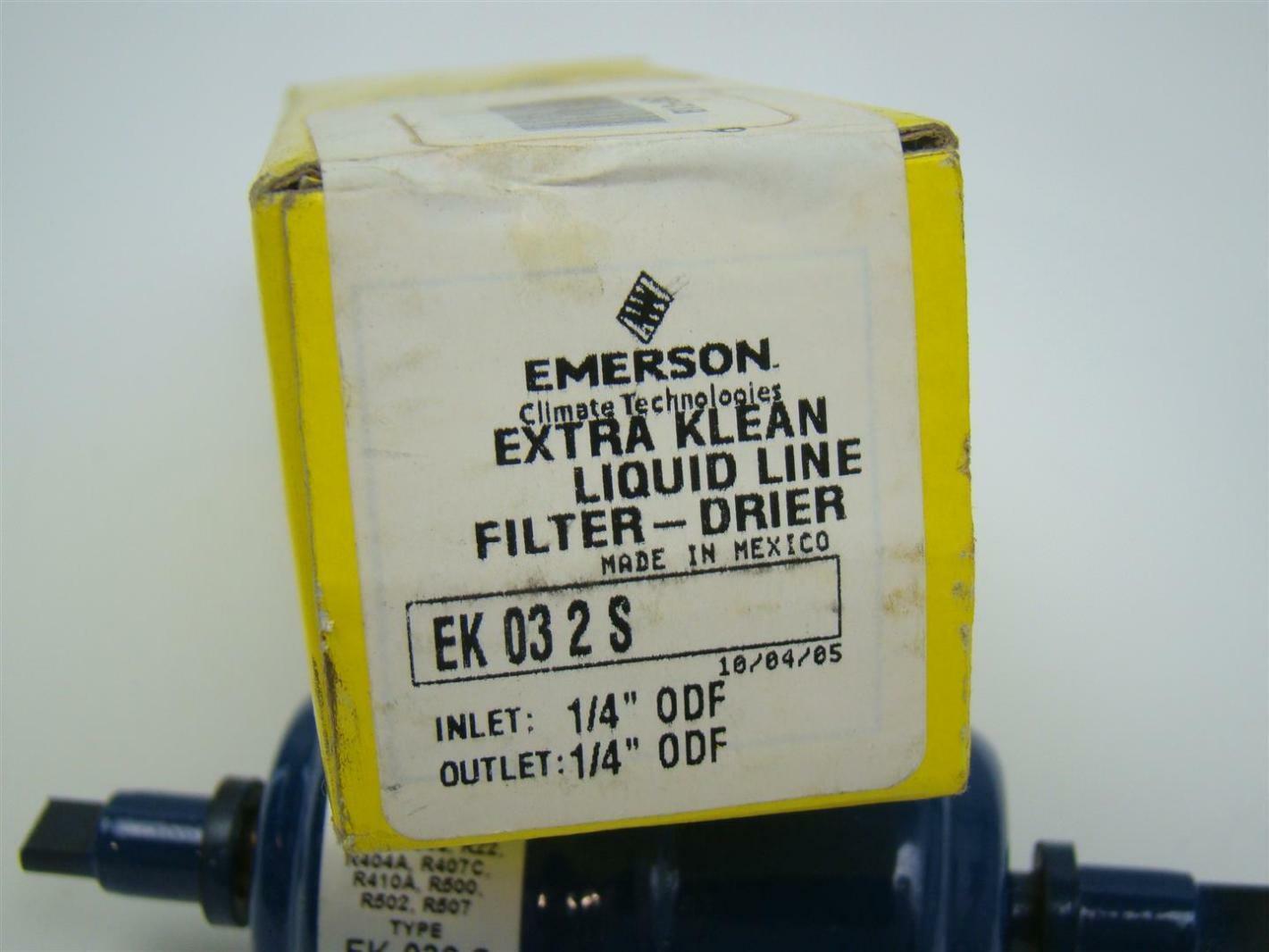 Emerson Extra Klean Liquid Line Filter Drier EK-032 S