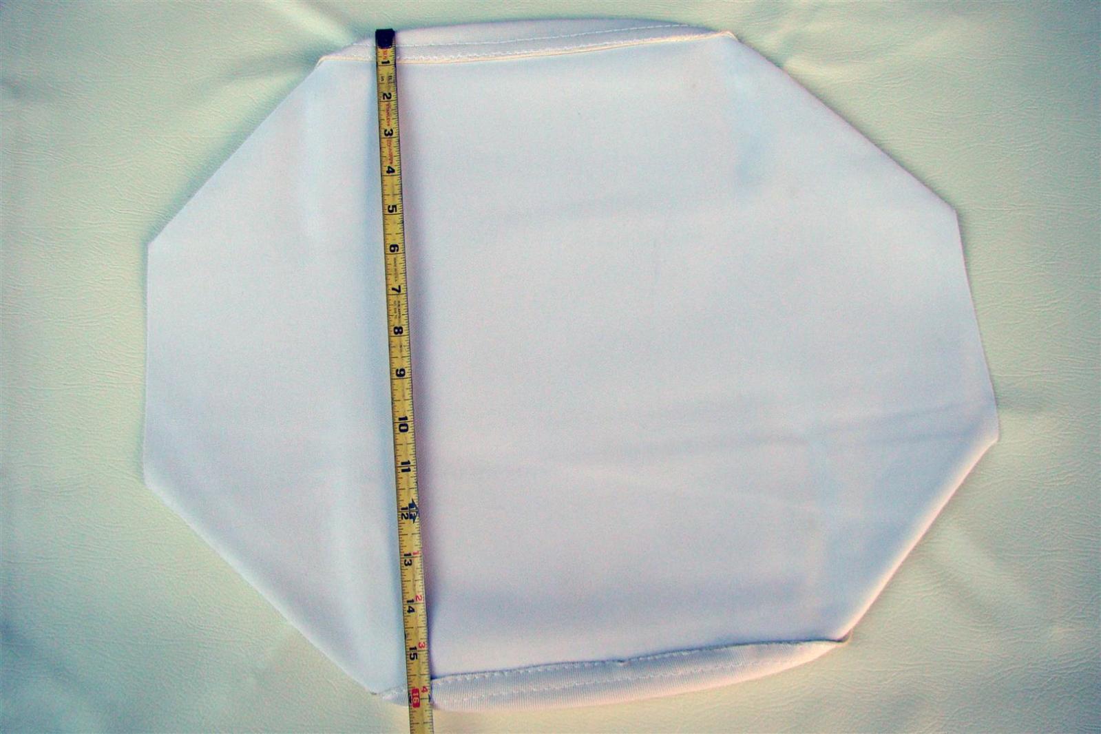 EZGO Golf Cart (2) headrest cover (1) seat cover ivory 54.5x19.5x107.5cm