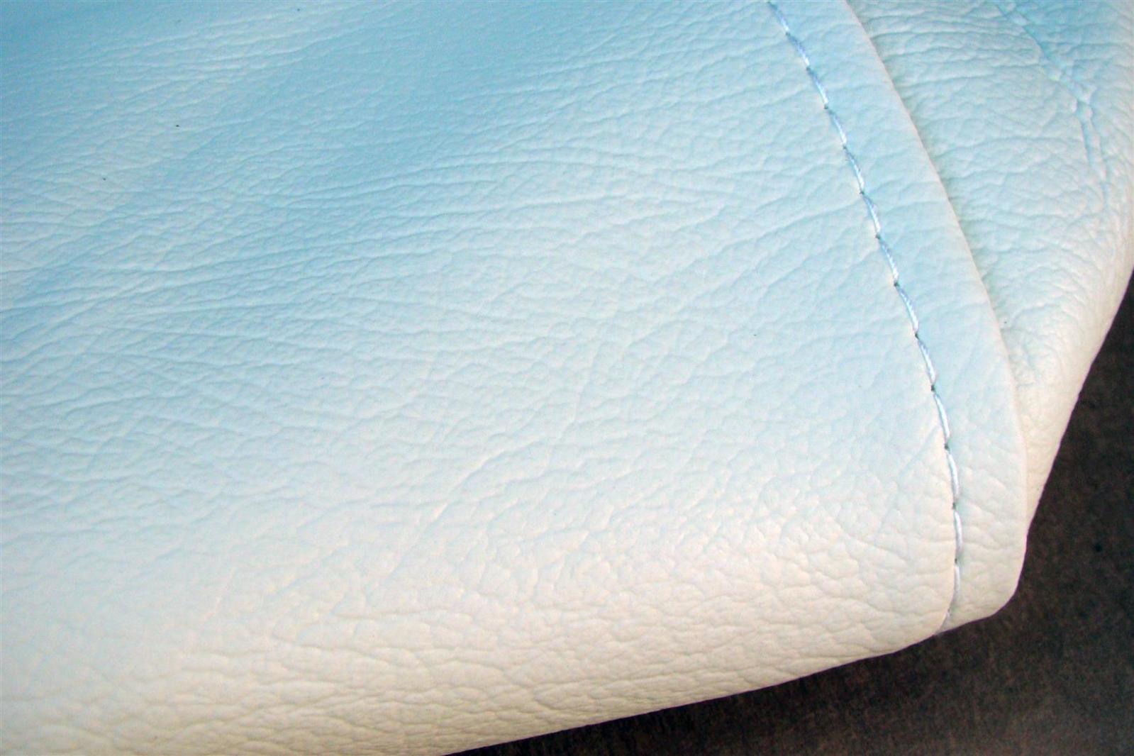 EZGO Golf Cart (2) headrest cover (1) seat cover ivory 54.5x19.5x107.5cm