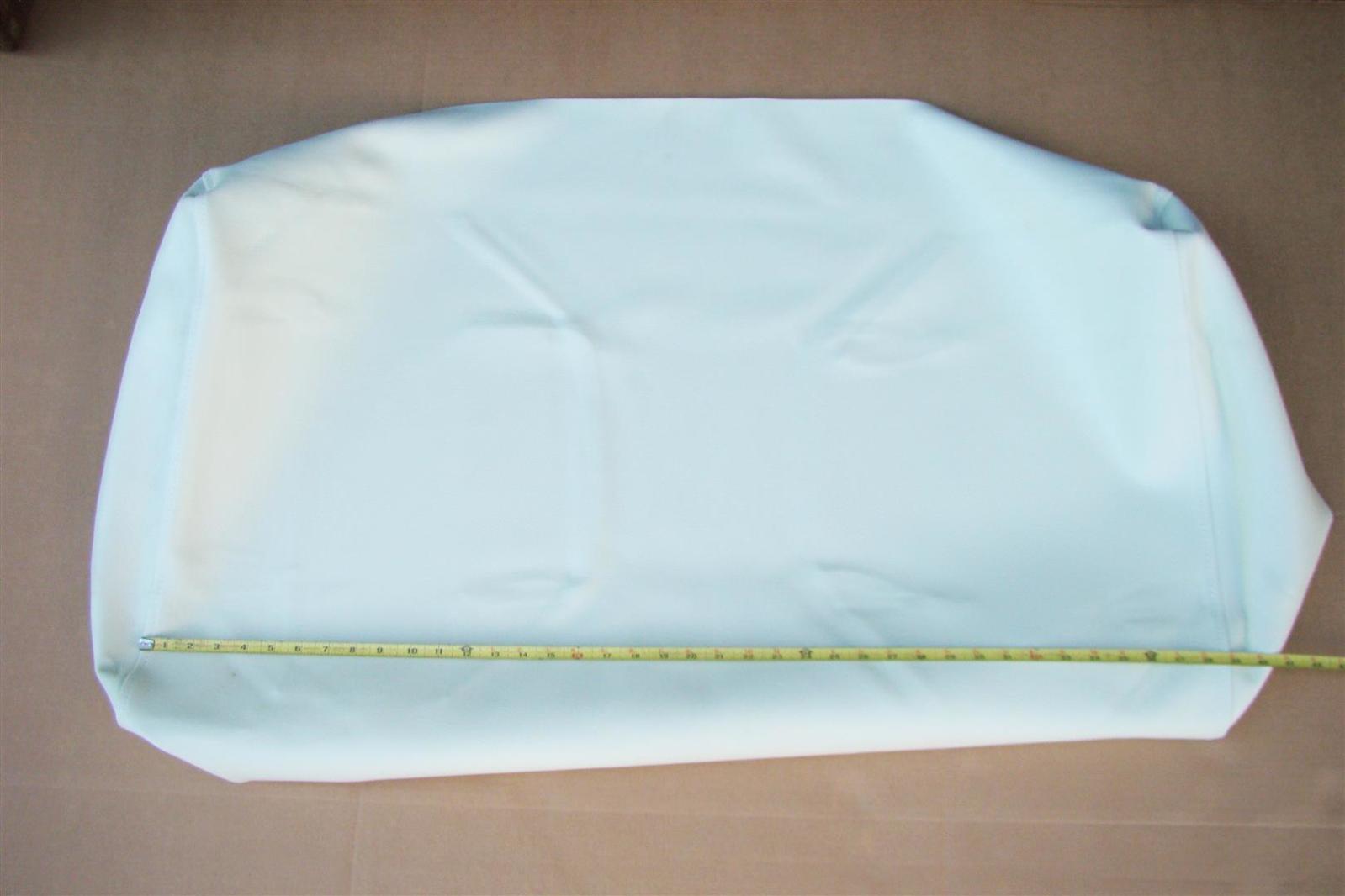 EZGO Golf Cart (2) headrest cover (1) seat cover ivory 54.5x19.5x107.5cm