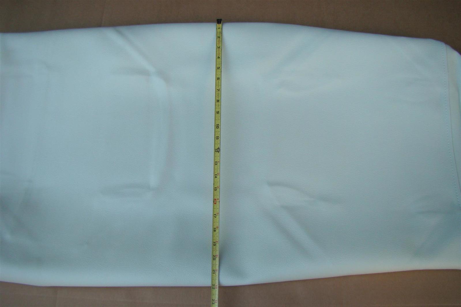 EZGO Golf Cart (2) headrest cover (1) seat cover ivory 54.5x19.5x107.5cm