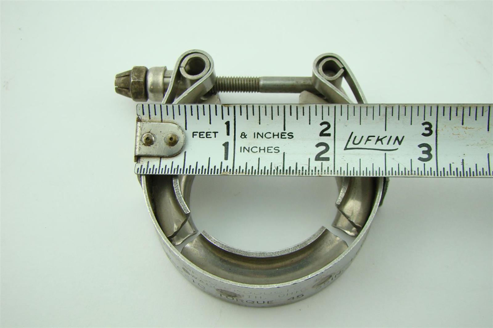 Clampco Products 11/2" VBand Clamp S.S. Aerospace, Exhaust Torque 45 99625021 eBay