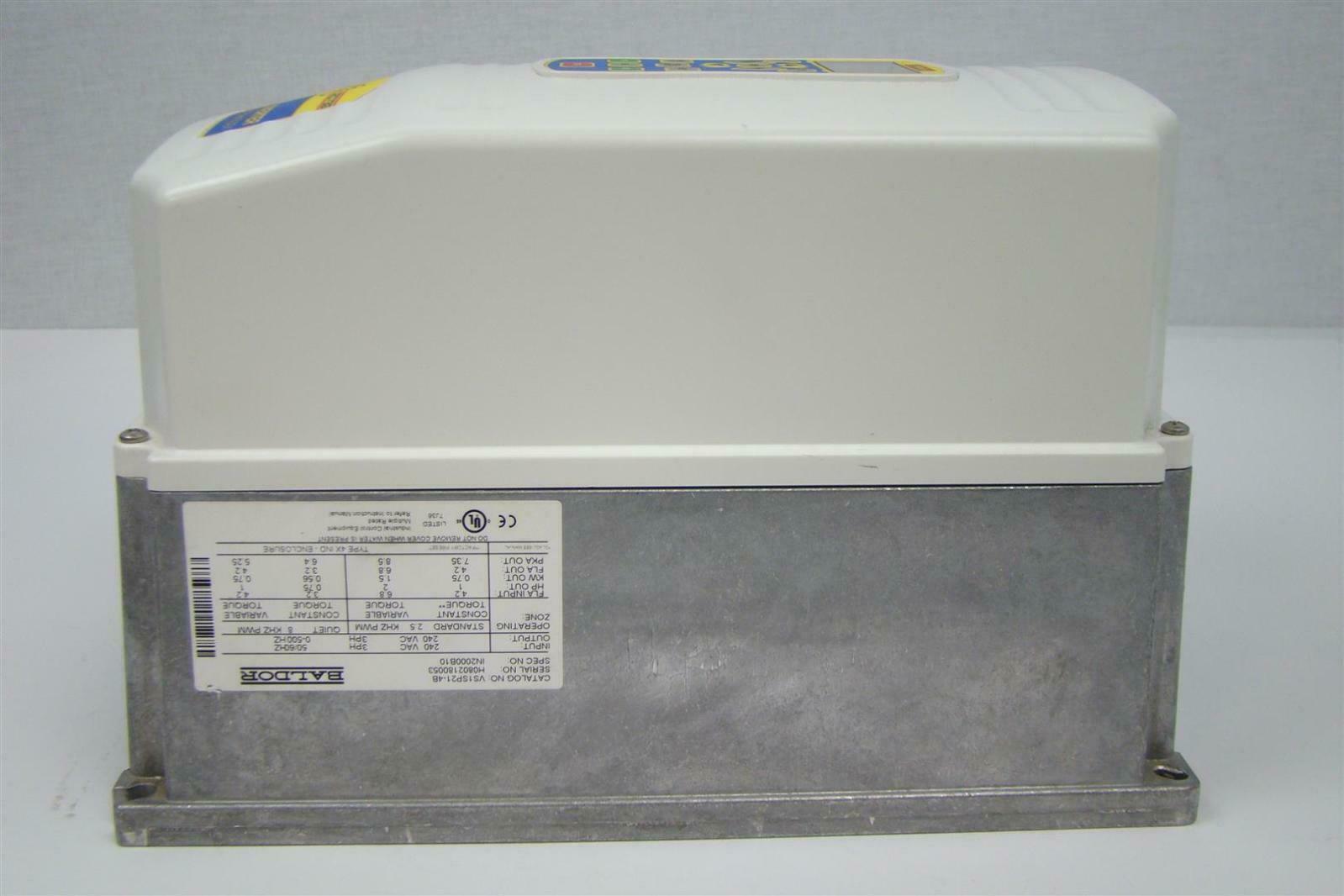 Baldor Drives H2 1HP washdown Inverter Technology 3PH 240Vac VS1SP21-4B