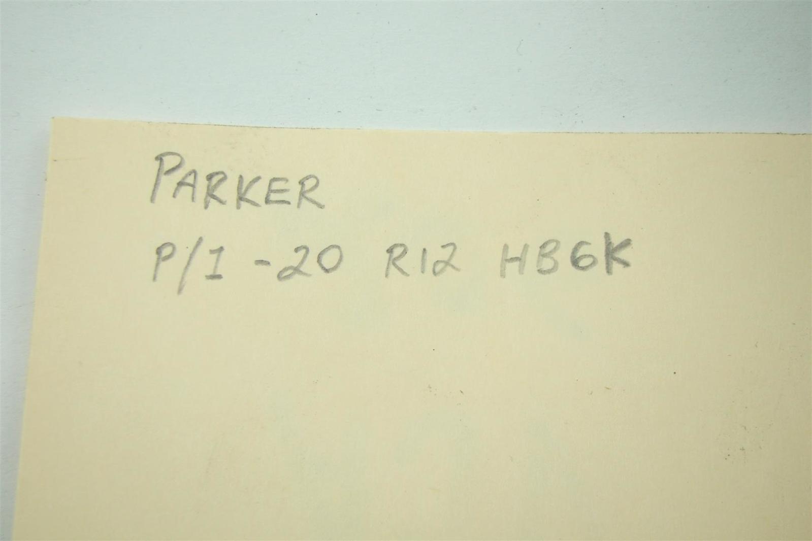 Parker Hydrulic Fitting P/1-20 R12 HB6K