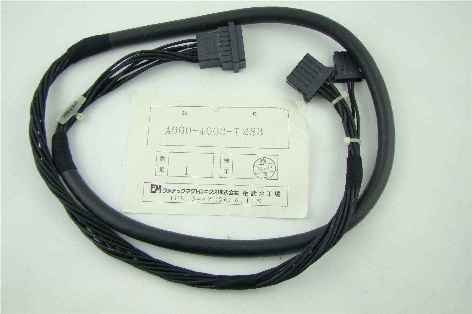 Fanuc Robotics Cable Assembly A660-4003-T283