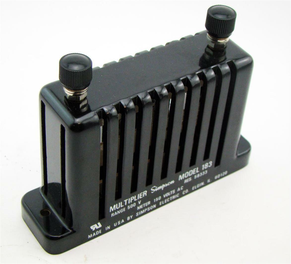 Simpson Multiplier 500V Meter 150VAC 58333 183 eBay