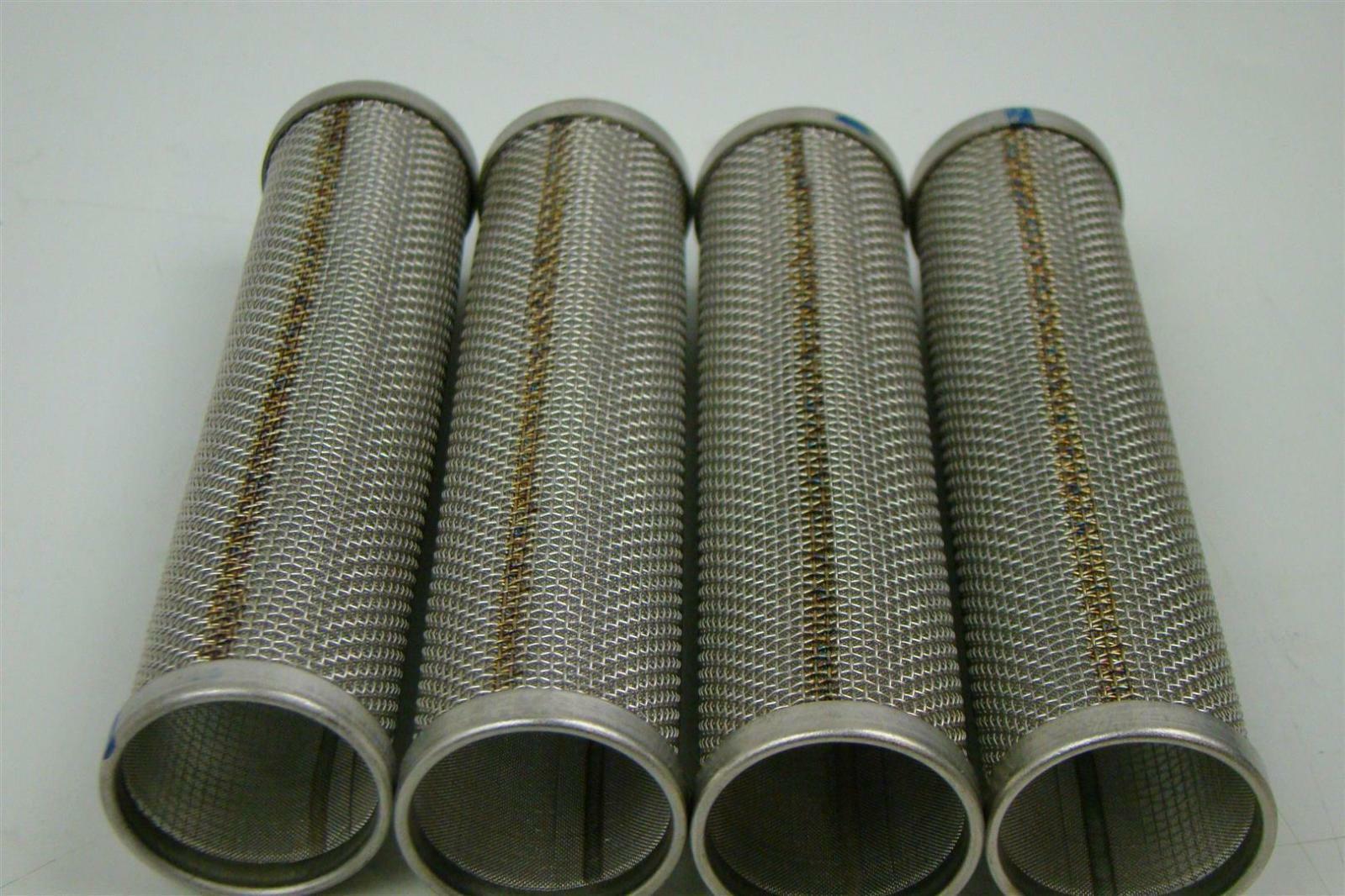(4pcs) Stainless Steel Cylinder Filters 1 1/2