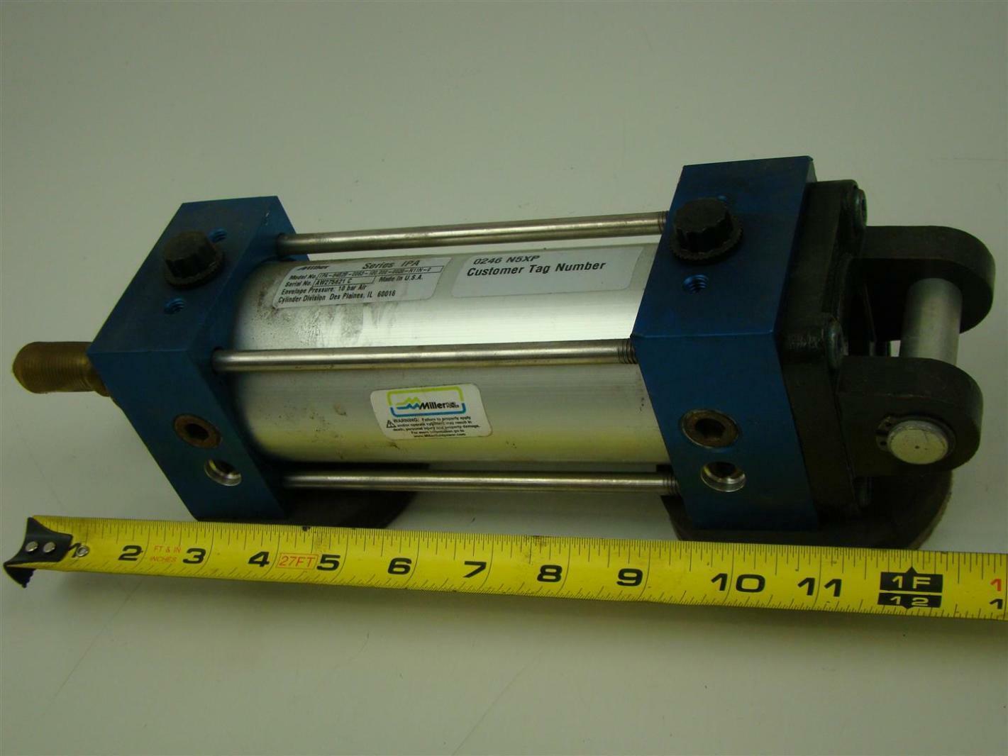 Miller Pneumatic Air Cylinder Series IPA 84B2B1000020 eBay