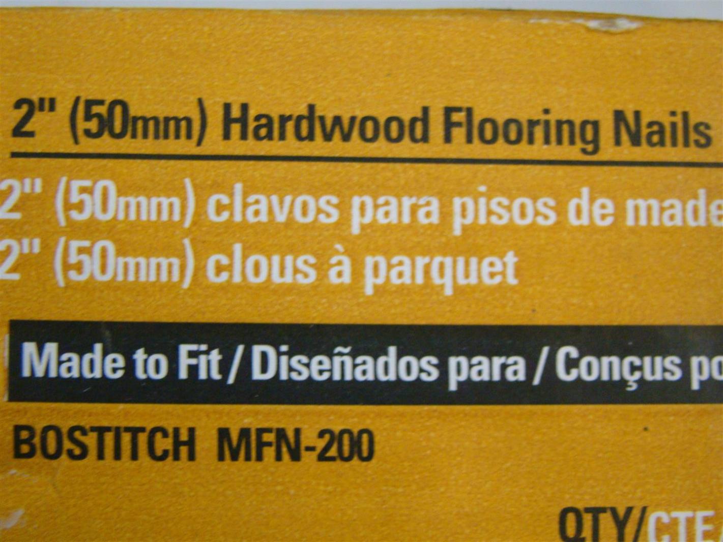 Bostitch Mfn 200 Manual Flooring Nailer Owner S Manual For Sale Online Ebay