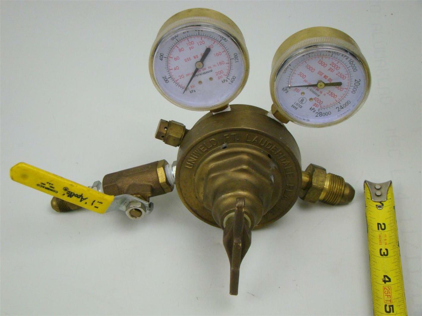 Uniweld Oxygen Regulator Gauge RV8010