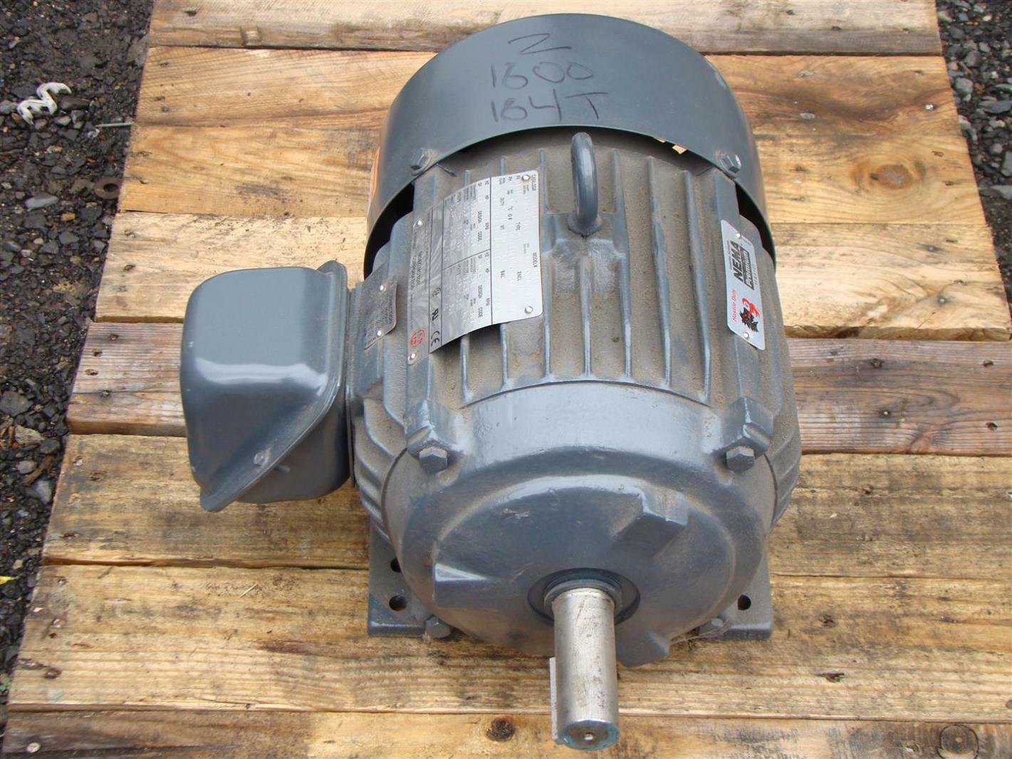 US Motors Nidec 2HP Motor 203-230/460V 1175RPM D661 6206-2ZJ