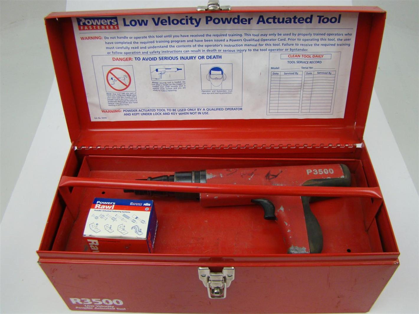 Powers Fasteners Powder Actuated Tool P3500 Joseph Fazzio, Incorporated