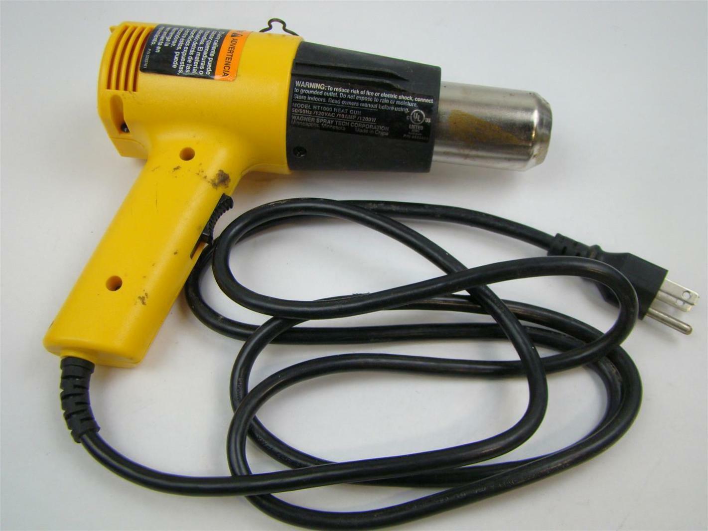 Wagner Heat Gun 1200W 50/60Hz 120VAC Dual Temperature HT1000 eBay