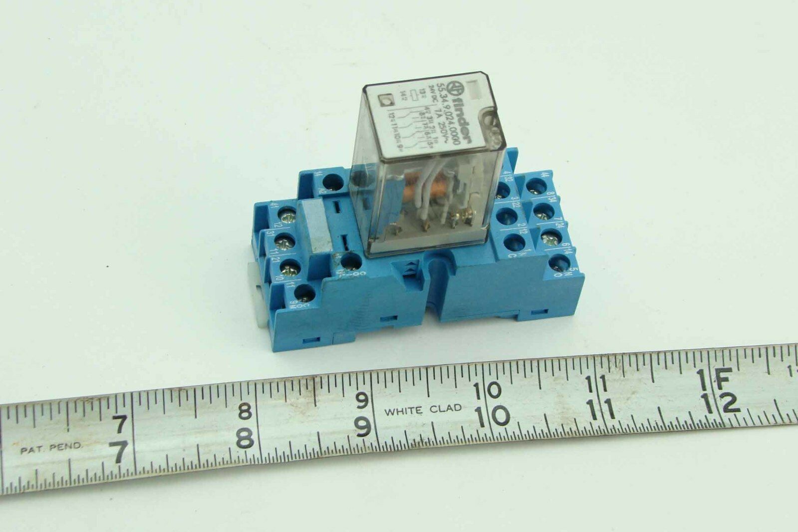 Finder 55 34 Power Relay 24v Dc 7a 250v U0026 Relay Base 94