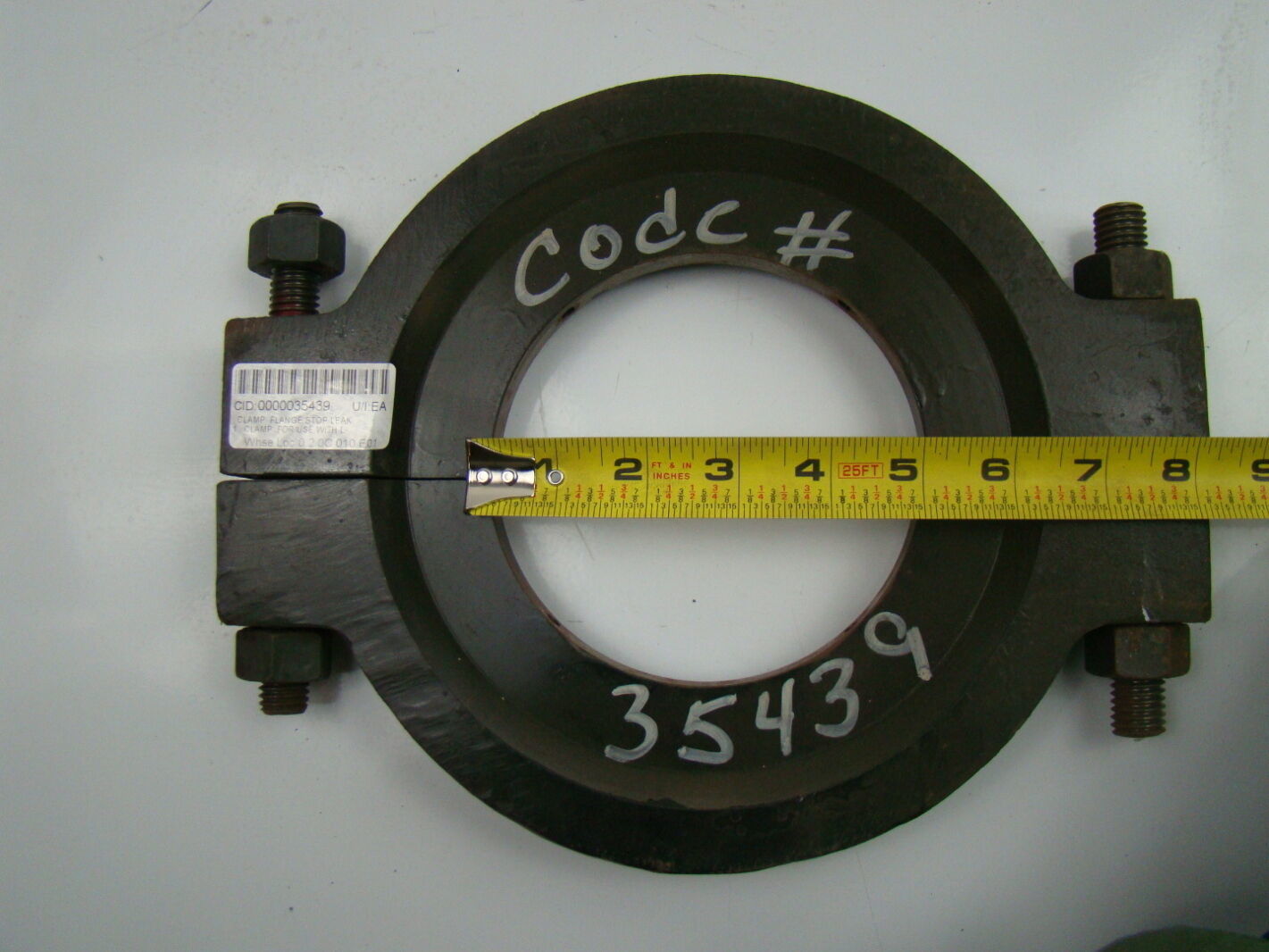 Unit2 Boiler Pump Clamp Flange Stop Leak Repair 1210 eBay