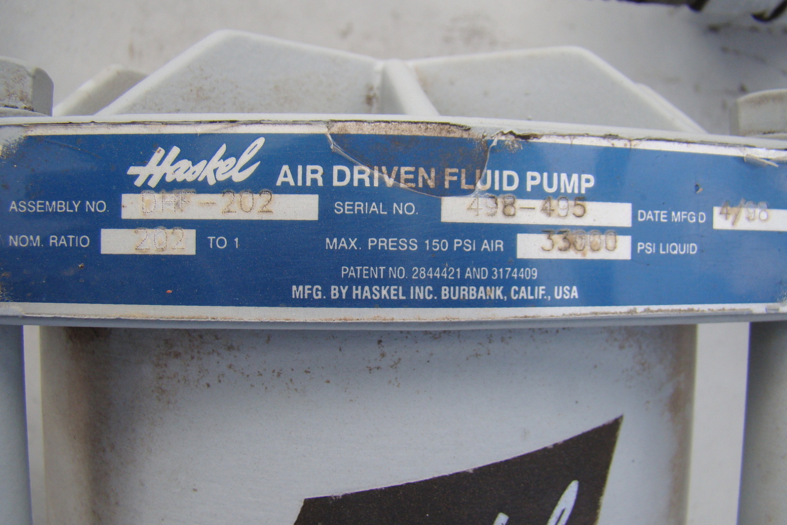 Airline Hydraulics Machinery Air Powered Hydraulic Pump Power Unit A