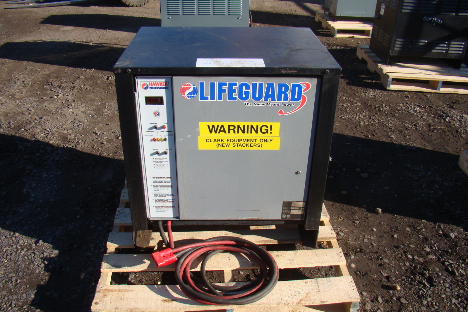 Hawker Lifeguard 3 24vDC Forklift Battery Charger 208/240/480V 3 Phase