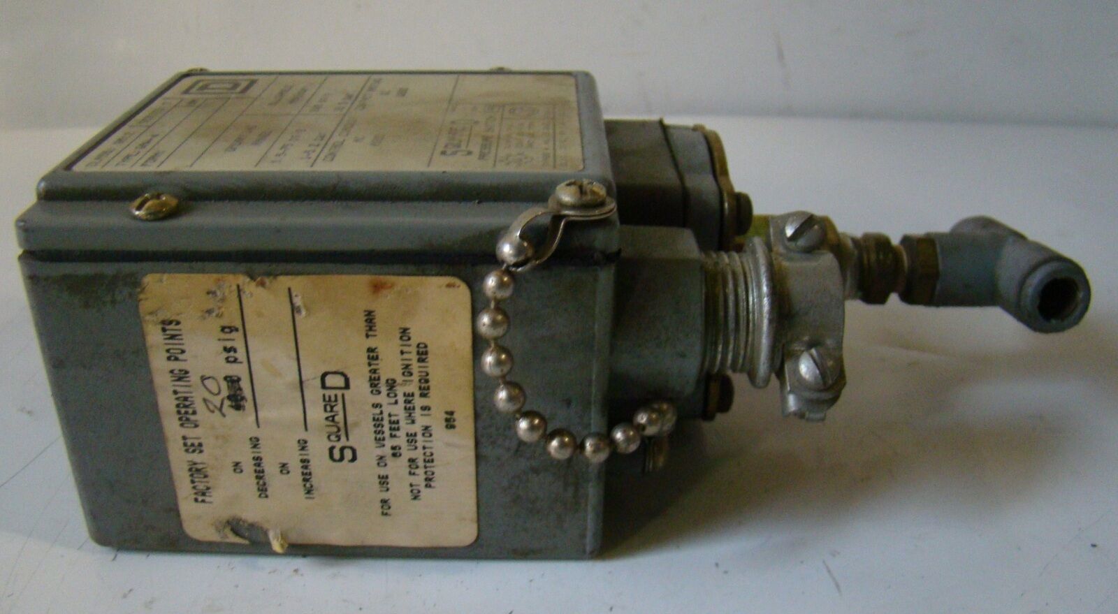 Square D, Pressure Switch, GAW-4