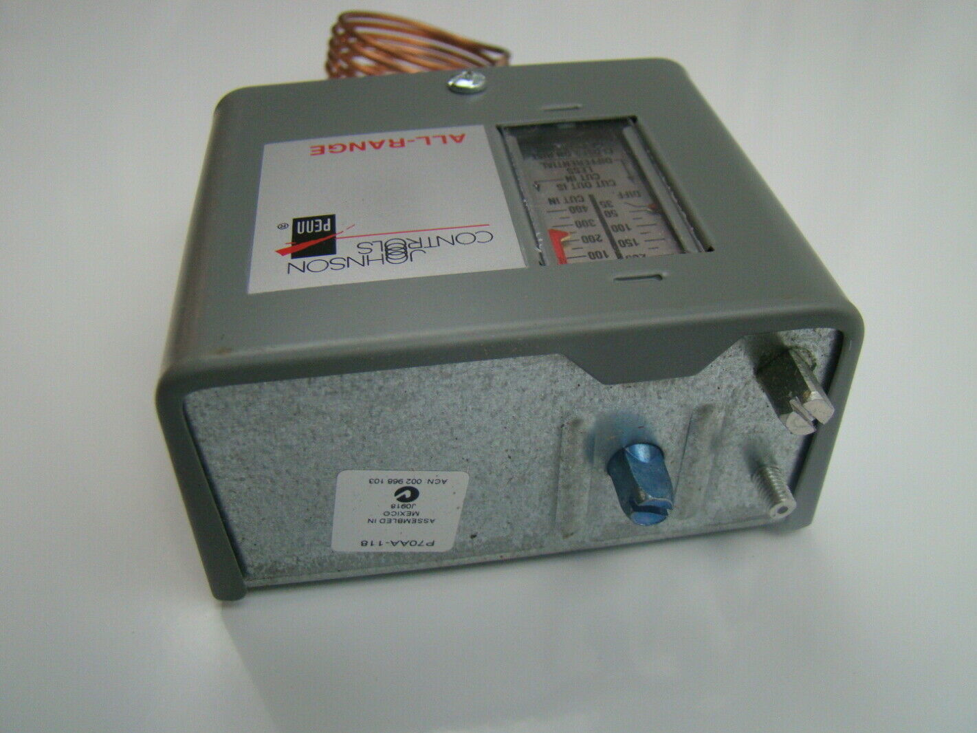 Johnson Controls Head Pressure Fan Cycling Range P70AA118C eBay